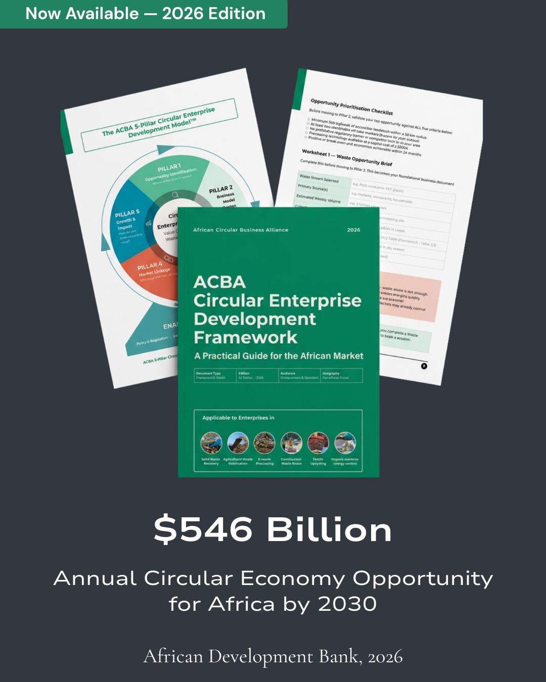 Working on building a billion-dollar waste-to-wealth circular enterprise in Africa?
