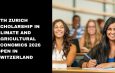 ETH Zurich Scholarship in Climate and Agricultural Economics 2026 Open in Switzerland