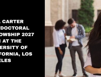UCLA Carter Postdoctoral Fellowship 2027 Open at the University of California, Los Angeles